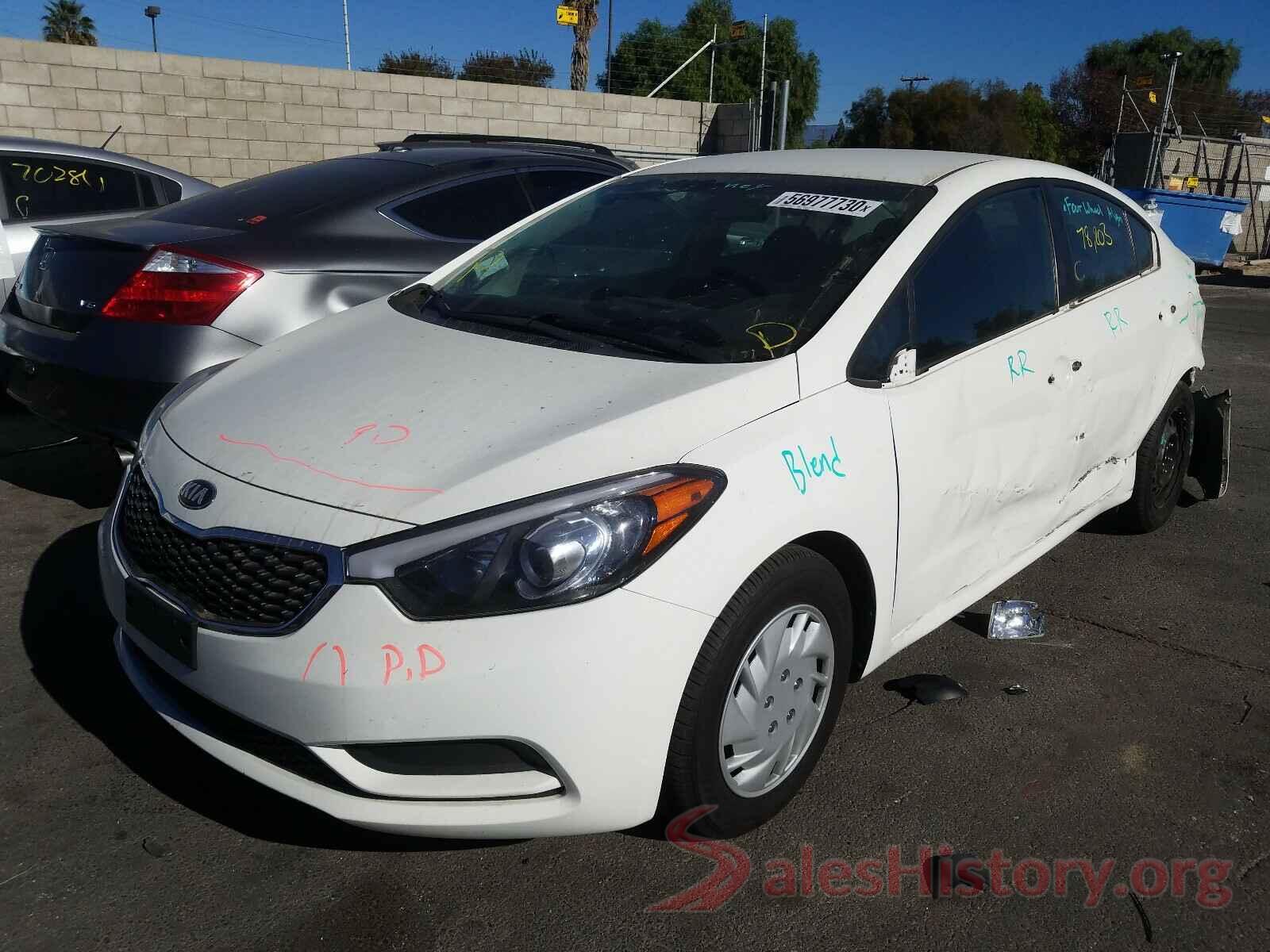 KNAFK4A64G5538158 2016 KIA FORTE