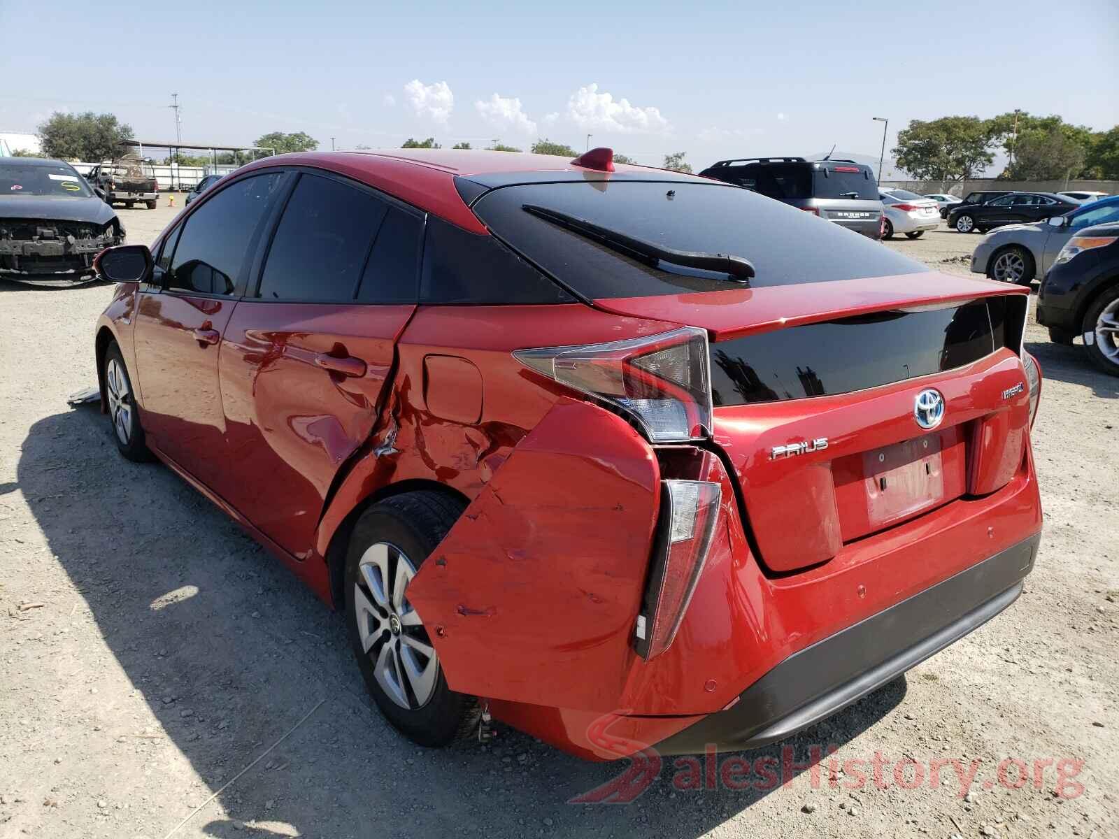 JTDKBRFU7H3568435 2017 TOYOTA PRIUS