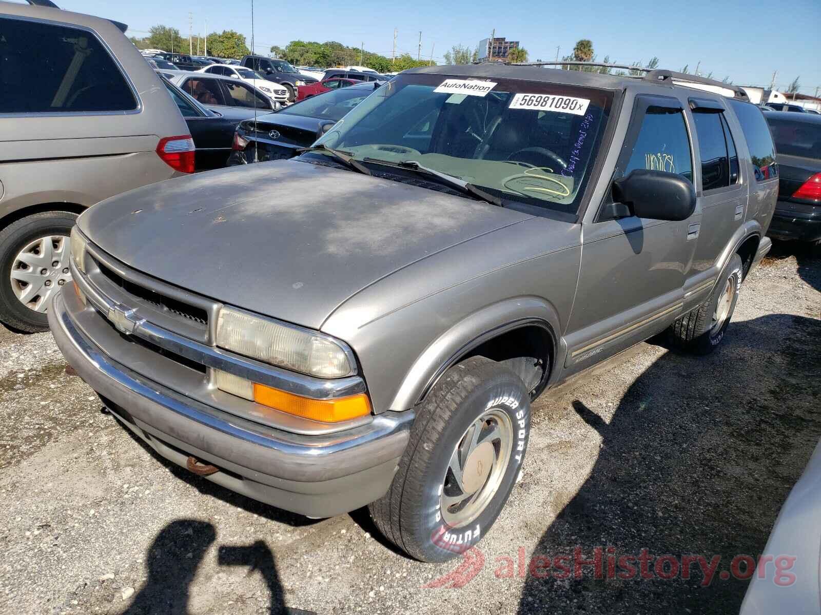 1GNDT13W9X2113532 1999 CHEVROLET BLAZER