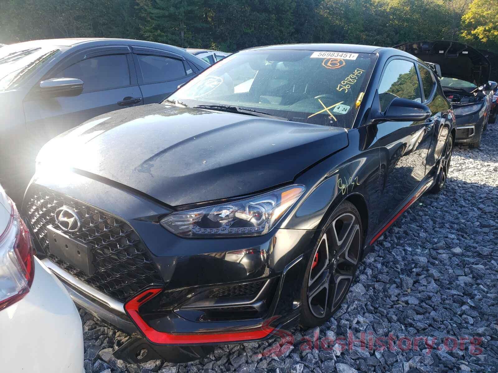 KMHT36AH8KU001304 2019 HYUNDAI VELOSTER