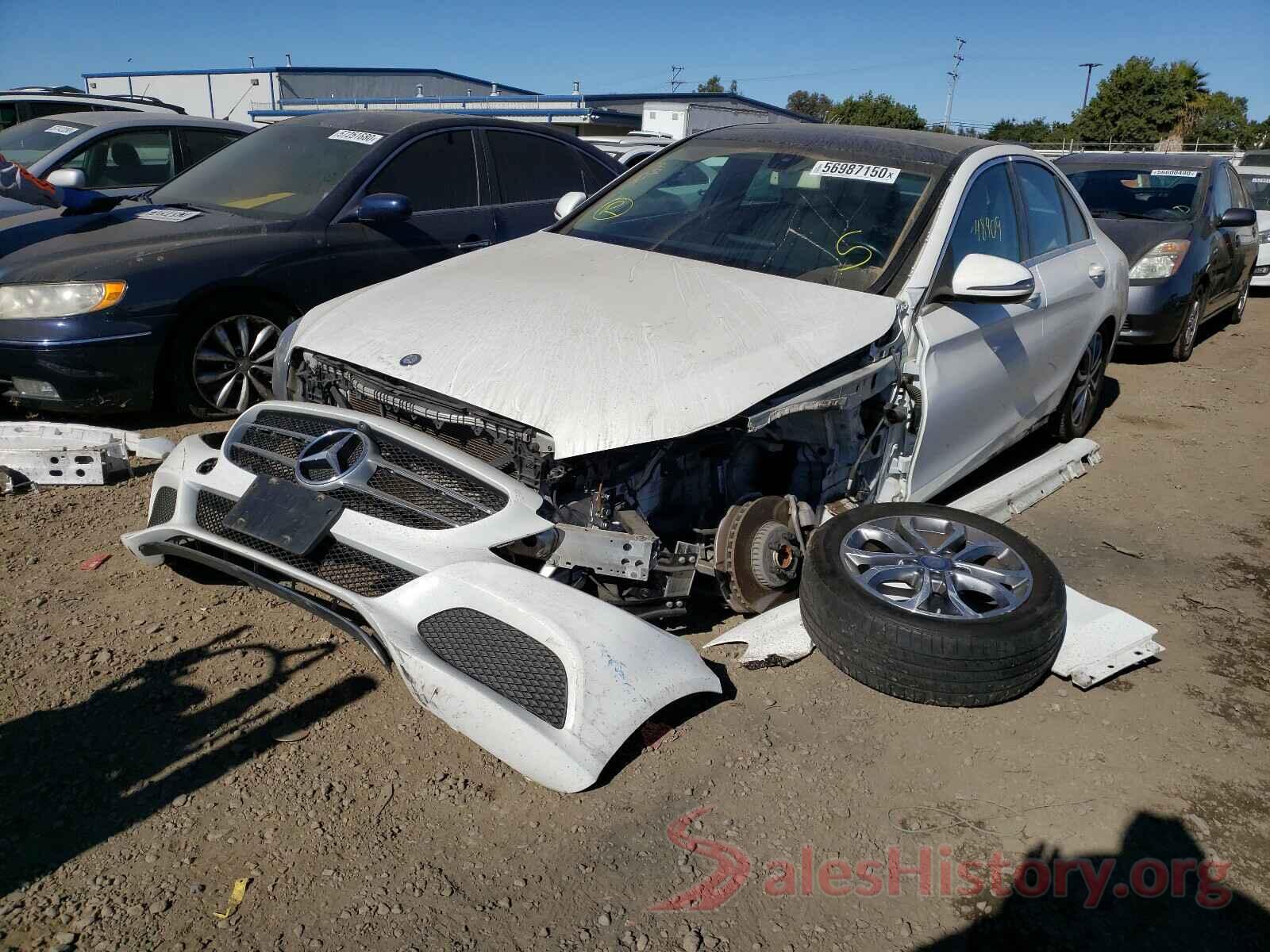 55SWF4JB9HU183894 2017 MERCEDES-BENZ C CLASS