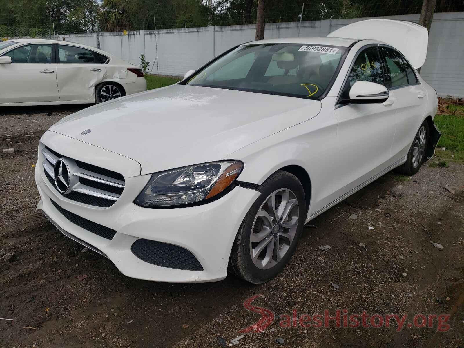 55SWF4JB5GU100850 2016 MERCEDES-BENZ C-CLASS