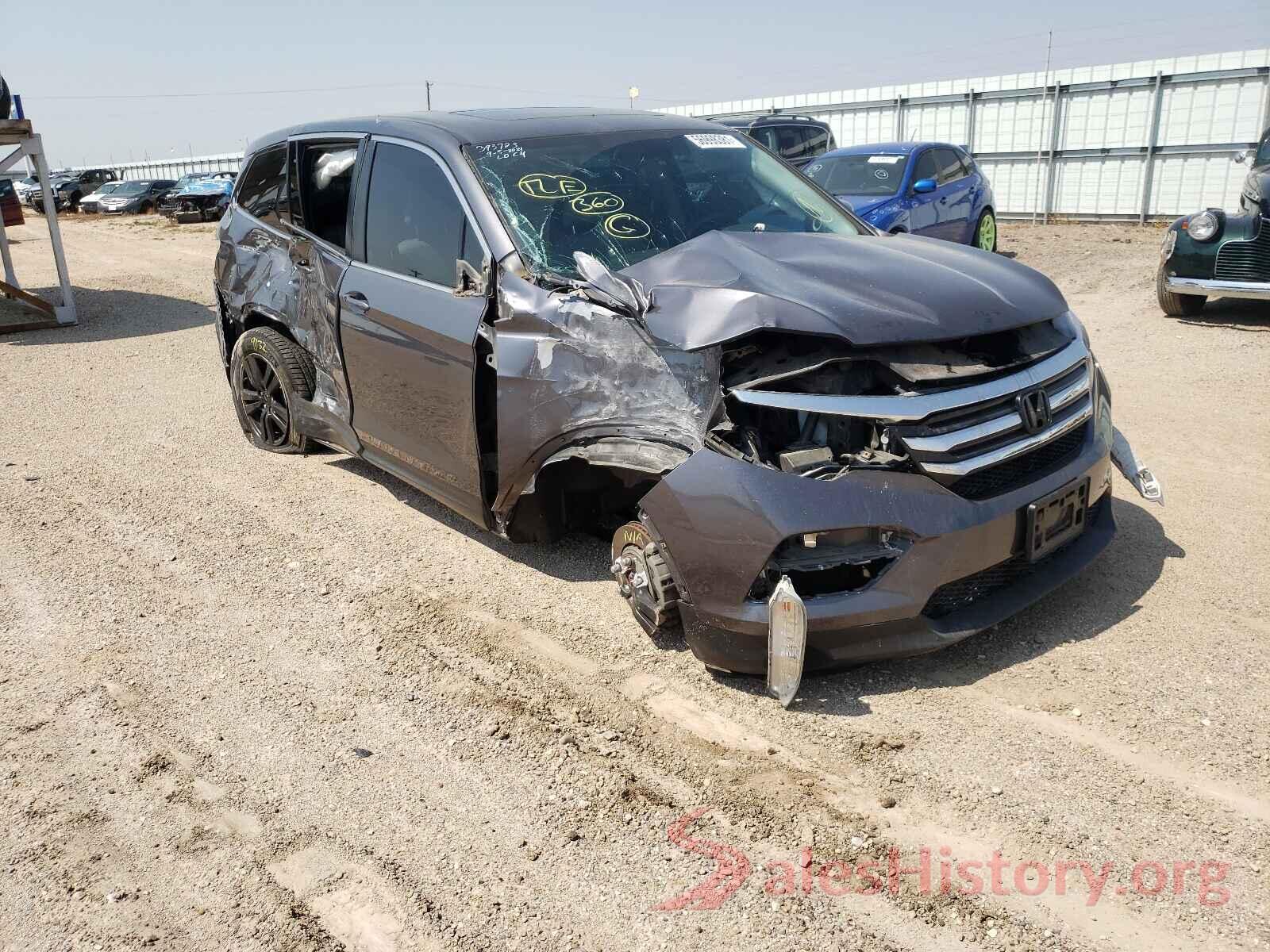 5FNYF5H77HB033106 2017 HONDA PILOT