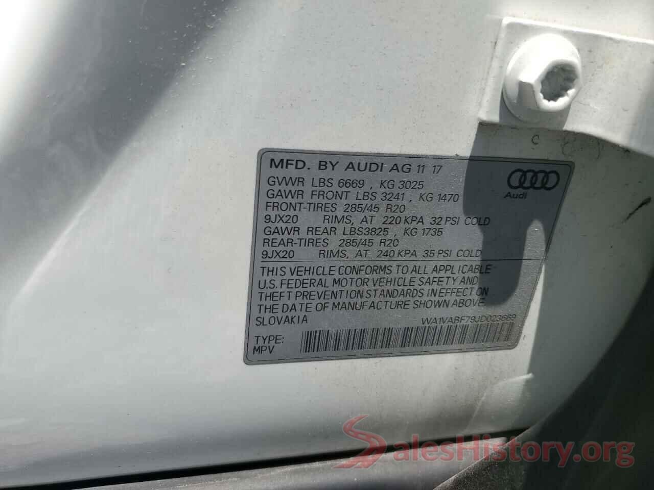 WA1VABF79JD023669 2018 AUDI Q7