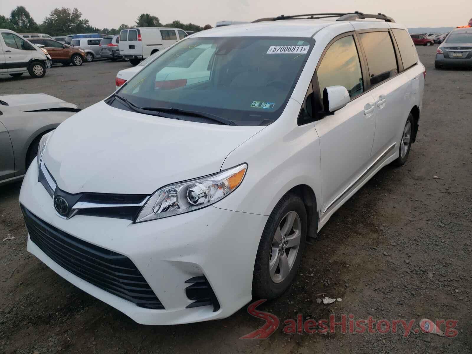 5TDKZ3DC7KS014823 2019 TOYOTA SIENNA