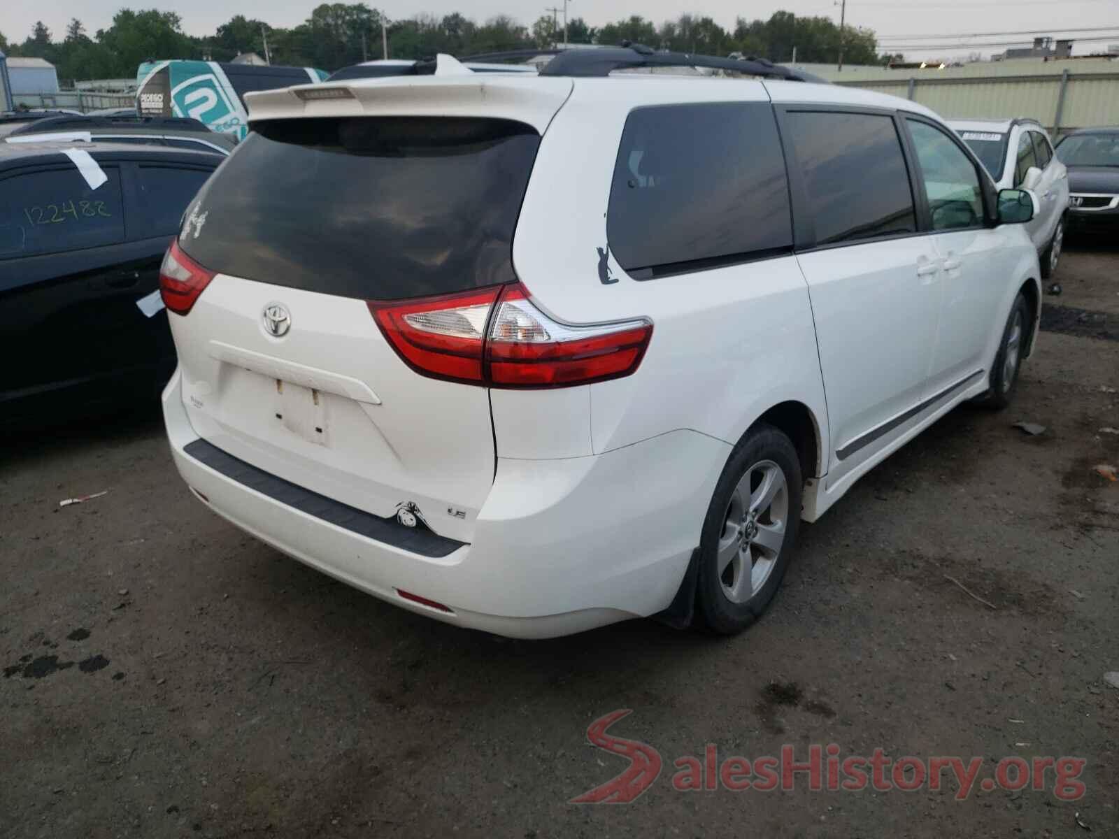 5TDKZ3DC7KS014823 2019 TOYOTA SIENNA