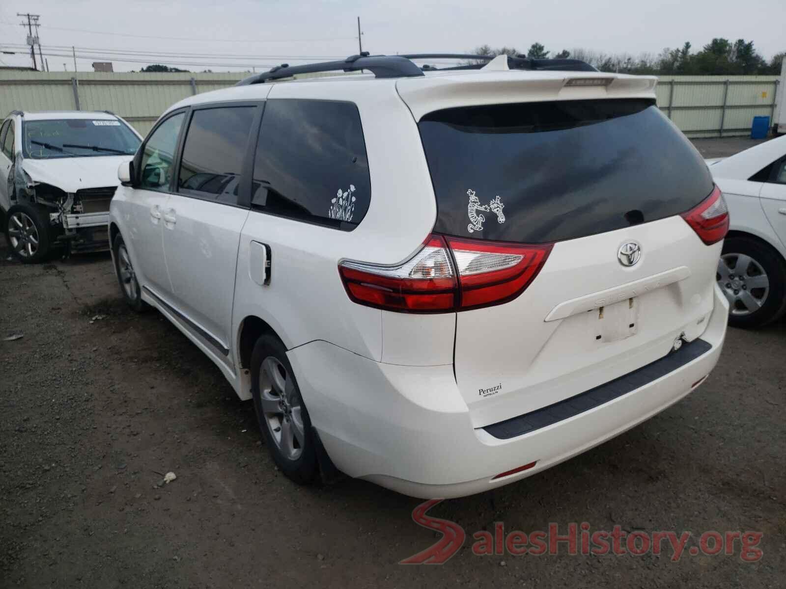 5TDKZ3DC7KS014823 2019 TOYOTA SIENNA