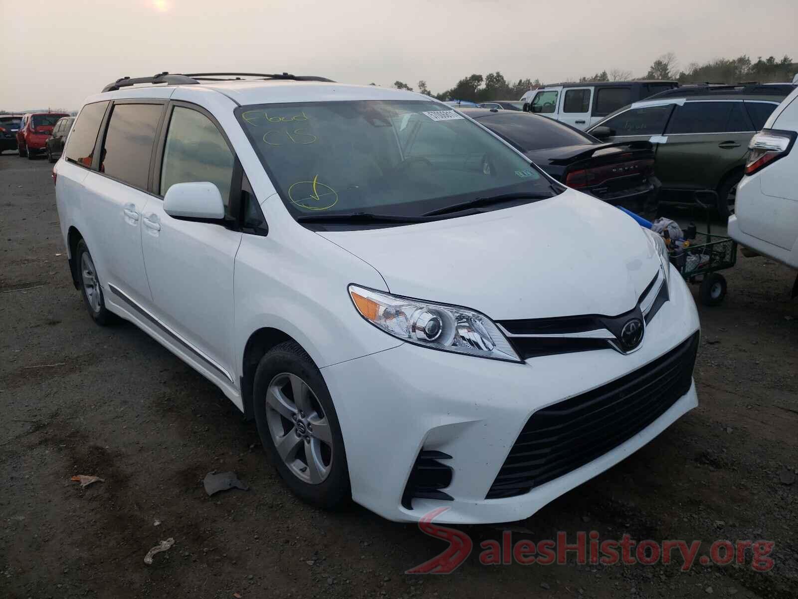 5TDKZ3DC7KS014823 2019 TOYOTA SIENNA