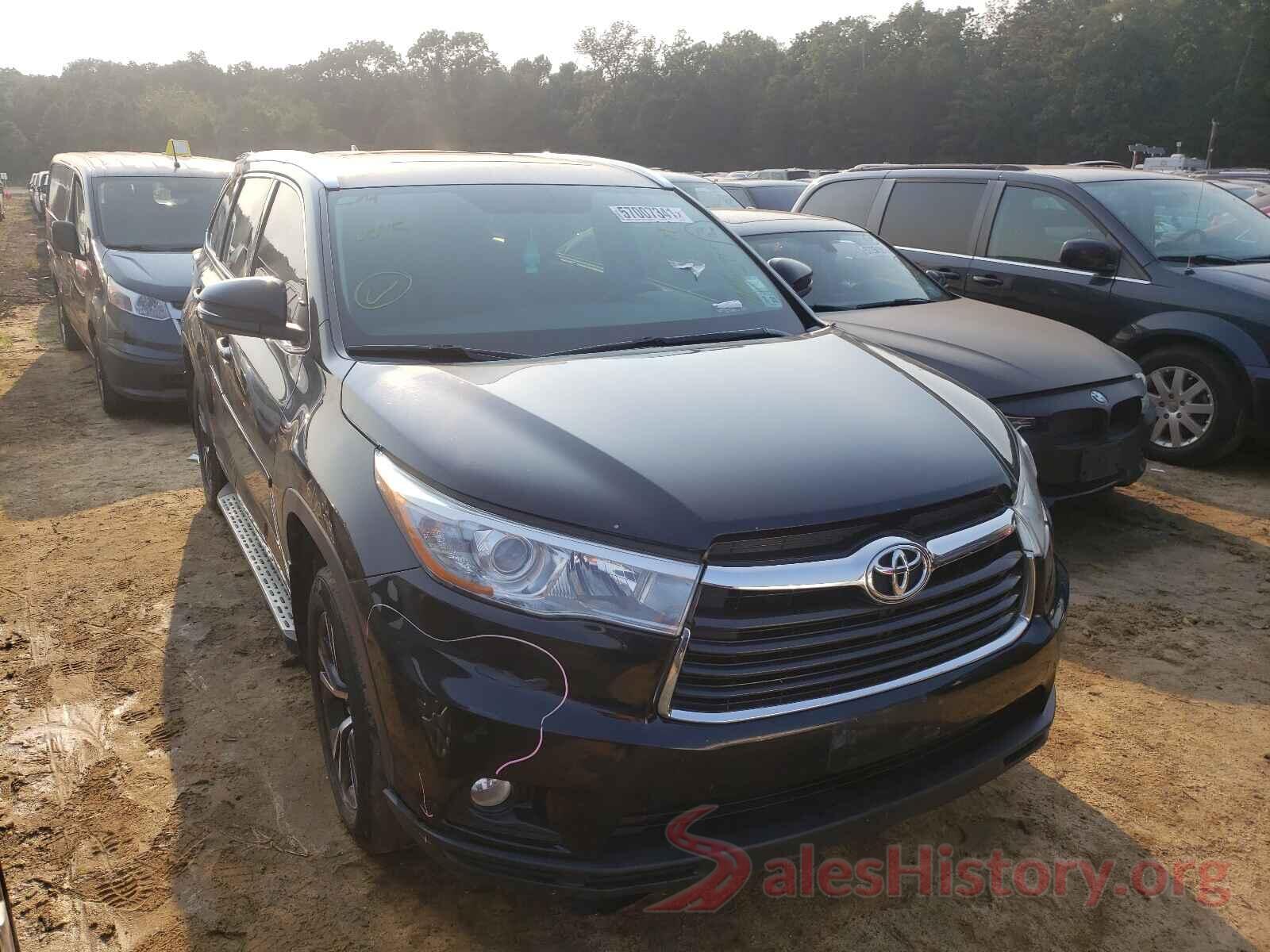 5TDJKRFH6GS310435 2016 TOYOTA HIGHLANDER