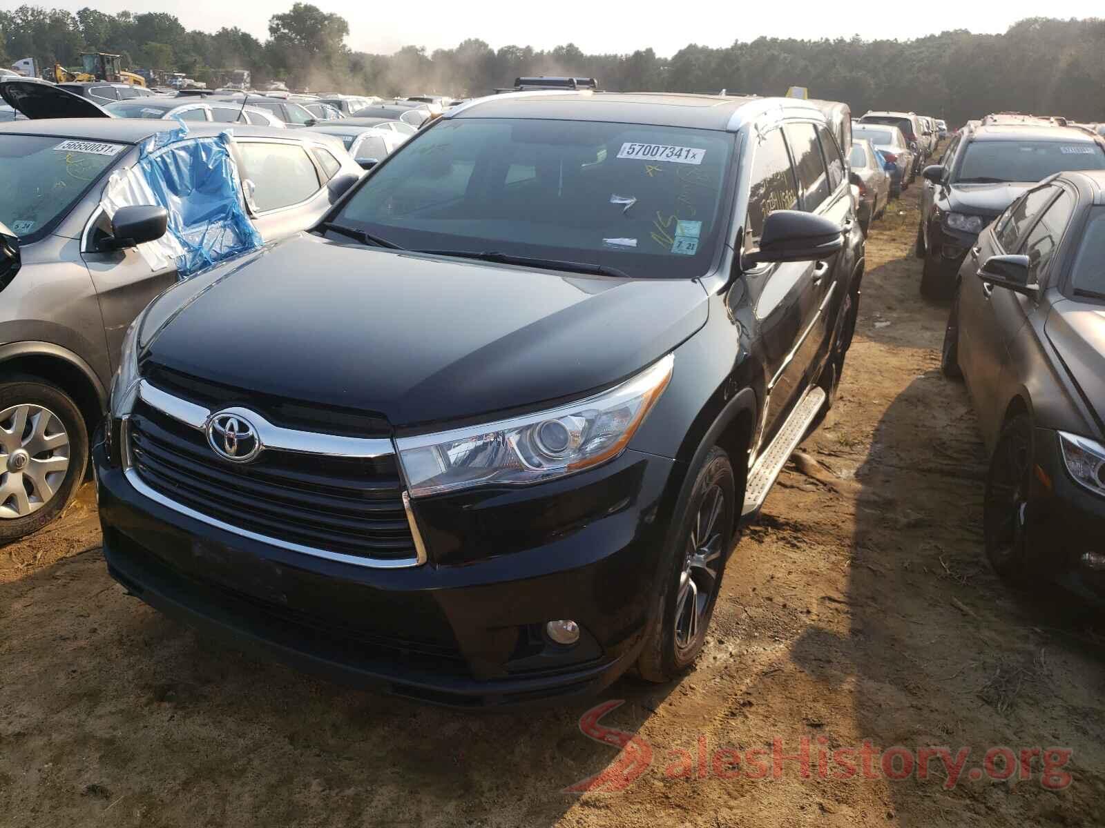 5TDJKRFH6GS310435 2016 TOYOTA HIGHLANDER