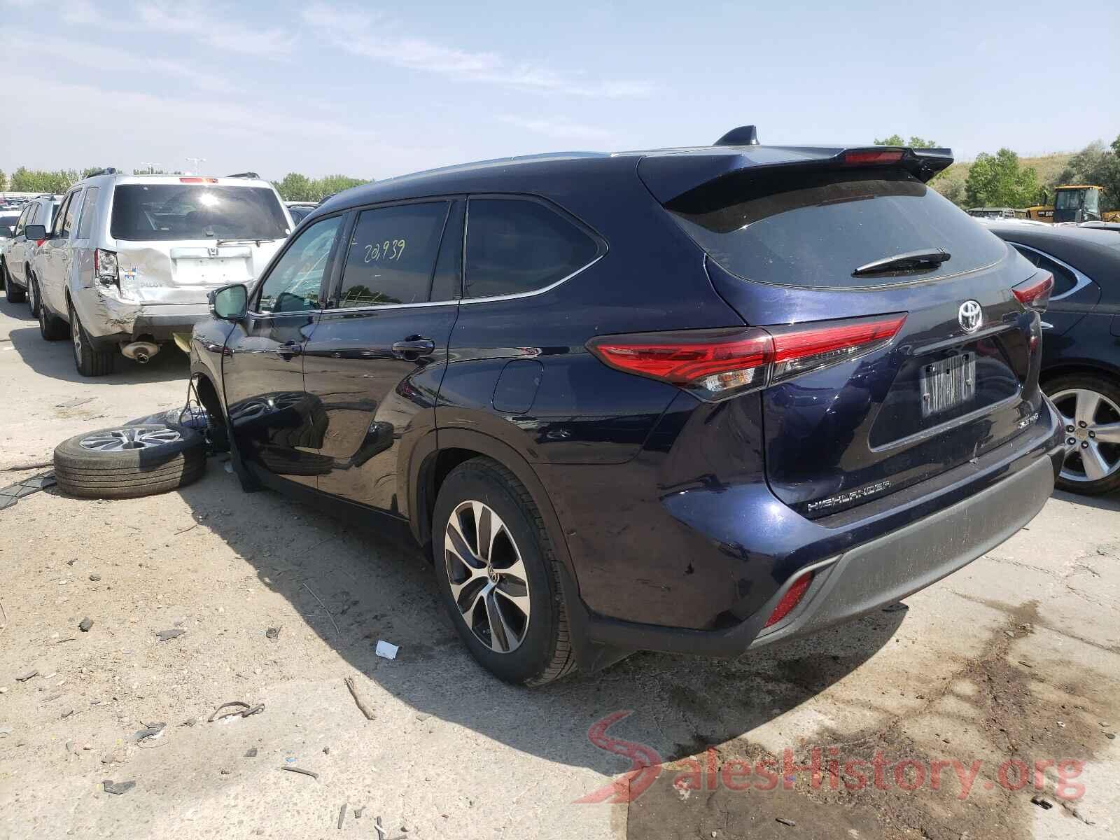 5TDGZRBH7MS070187 2021 TOYOTA HIGHLANDER