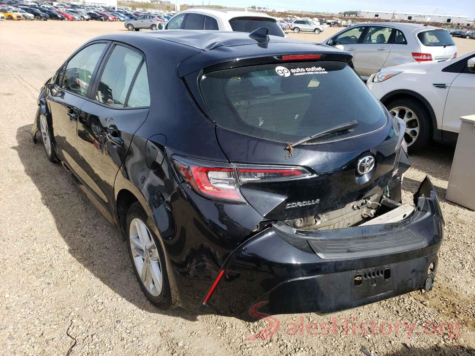 JTNK4RBE2K3057551 2019 TOYOTA COROLLA