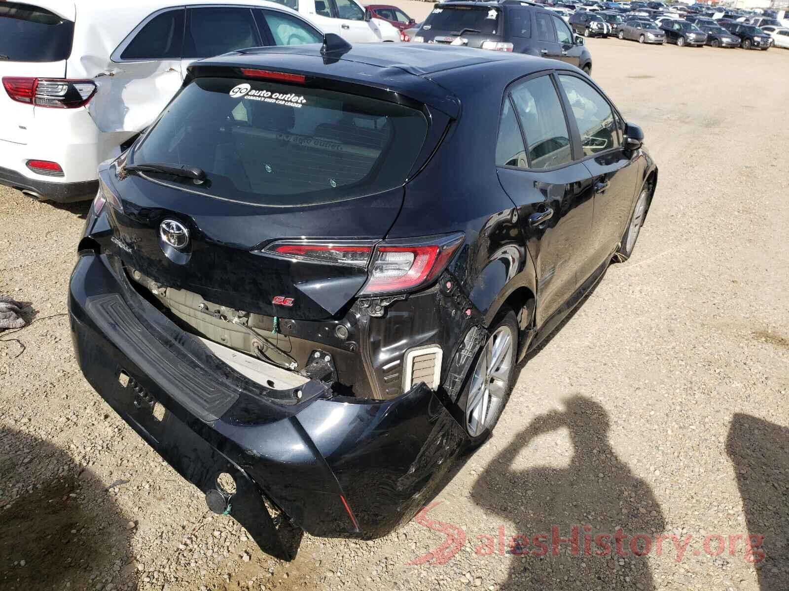 JTNK4RBE2K3057551 2019 TOYOTA COROLLA