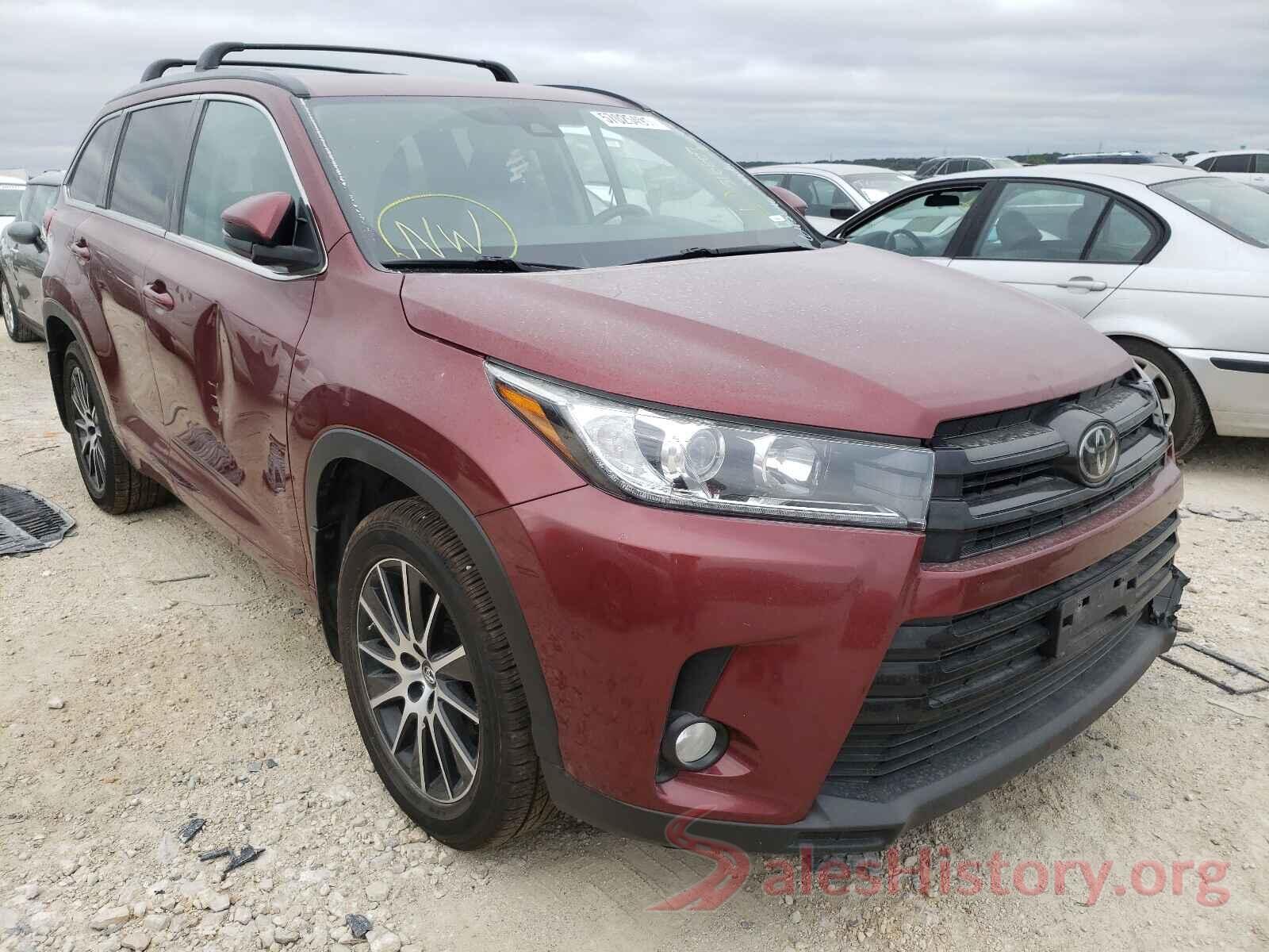 5TDJZRFH2HS516607 2017 TOYOTA HIGHLANDER