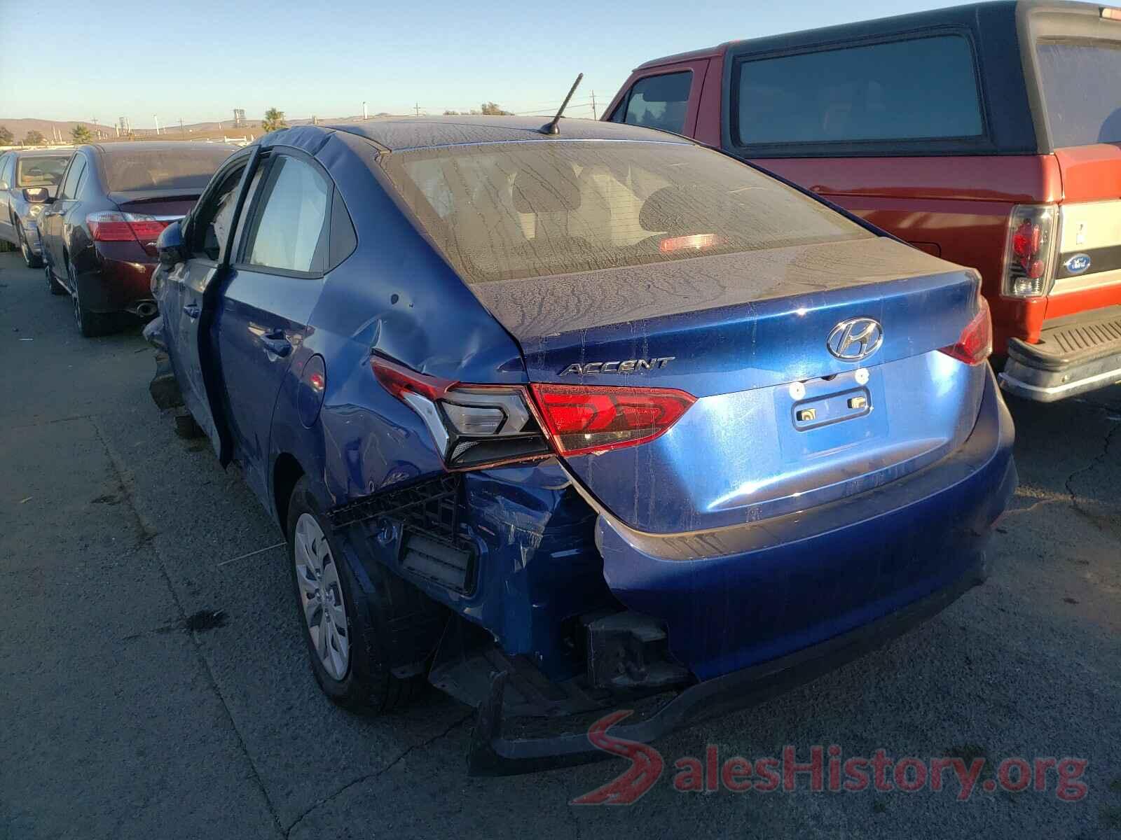 3KPC24A63LE114118 2020 HYUNDAI ACCENT