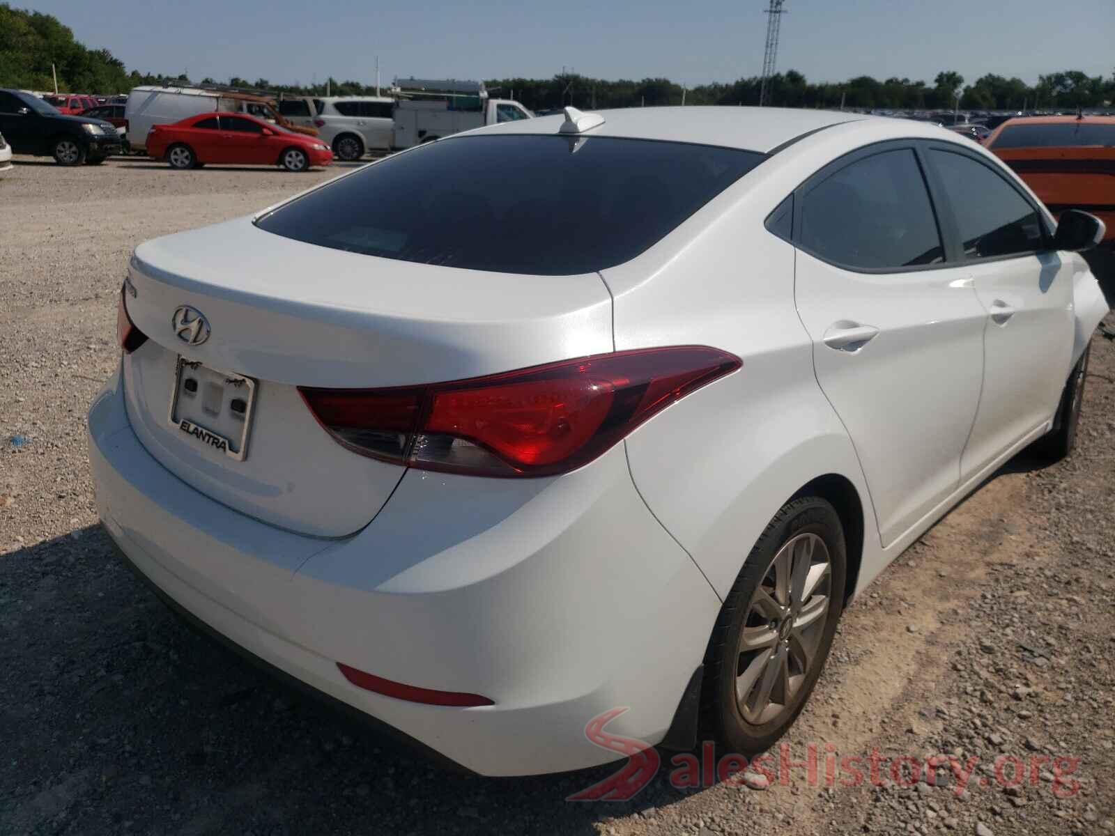 5NPDH4AE0GH711853 2016 HYUNDAI ELANTRA