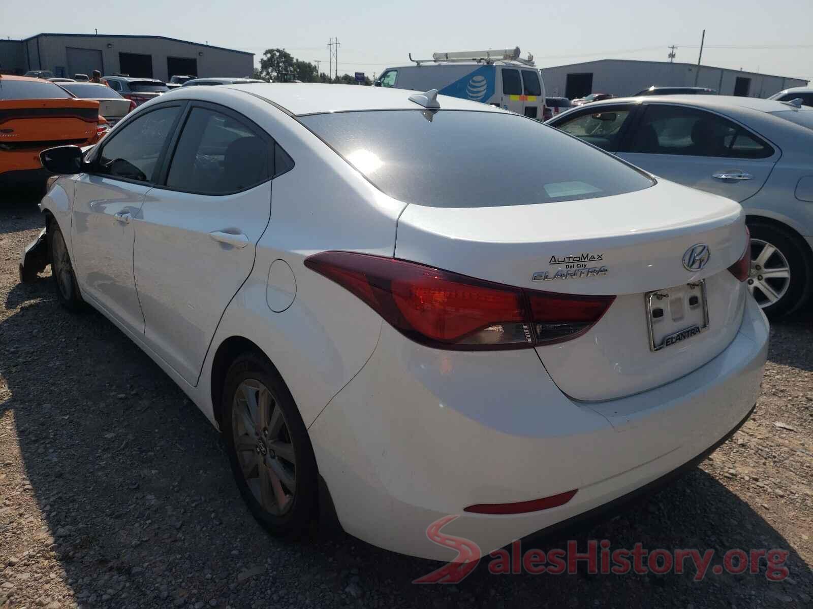 5NPDH4AE0GH711853 2016 HYUNDAI ELANTRA