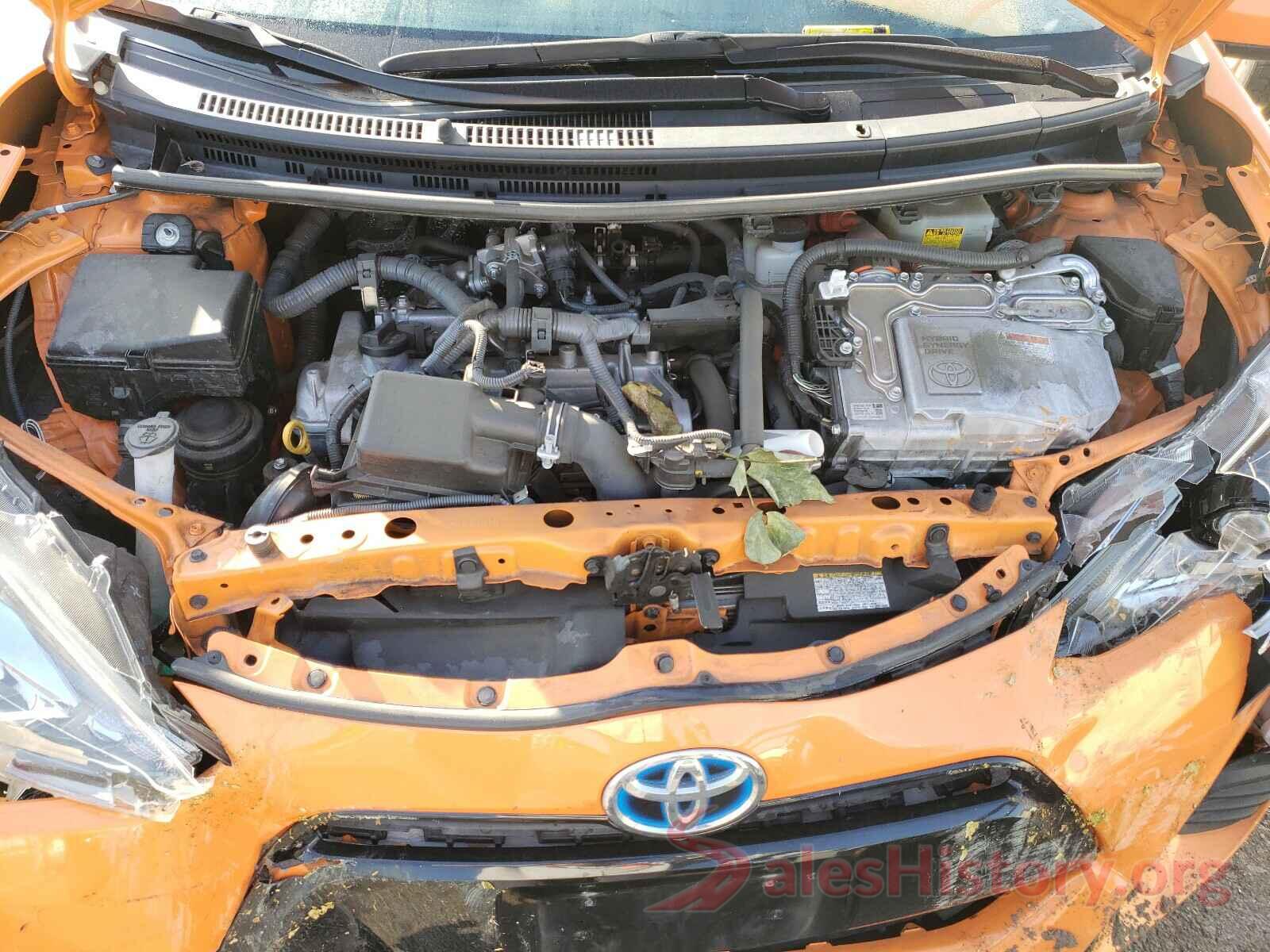 JTDKDTB31G1115832 2016 TOYOTA PRIUS