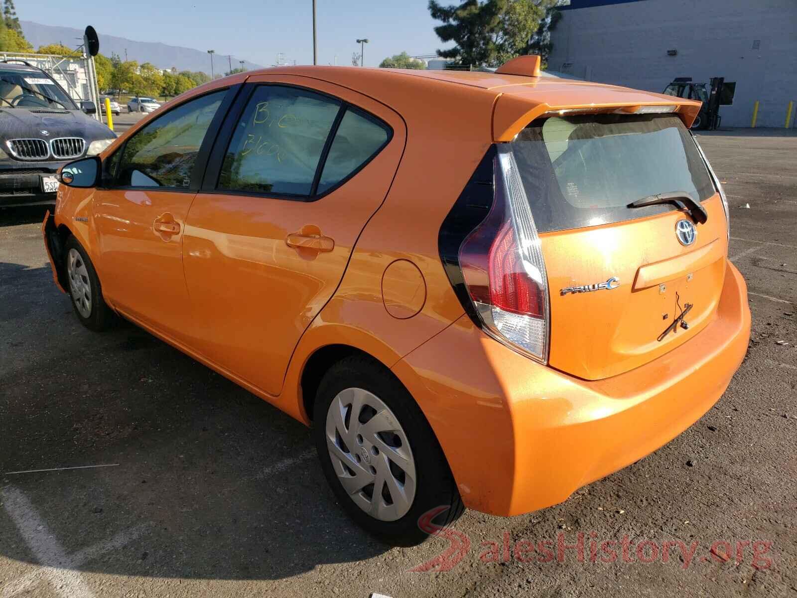 JTDKDTB31G1115832 2016 TOYOTA PRIUS