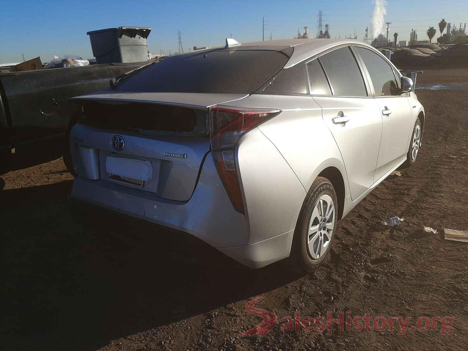 JTDKBRFU5G3022554 2016 TOYOTA PRIUS