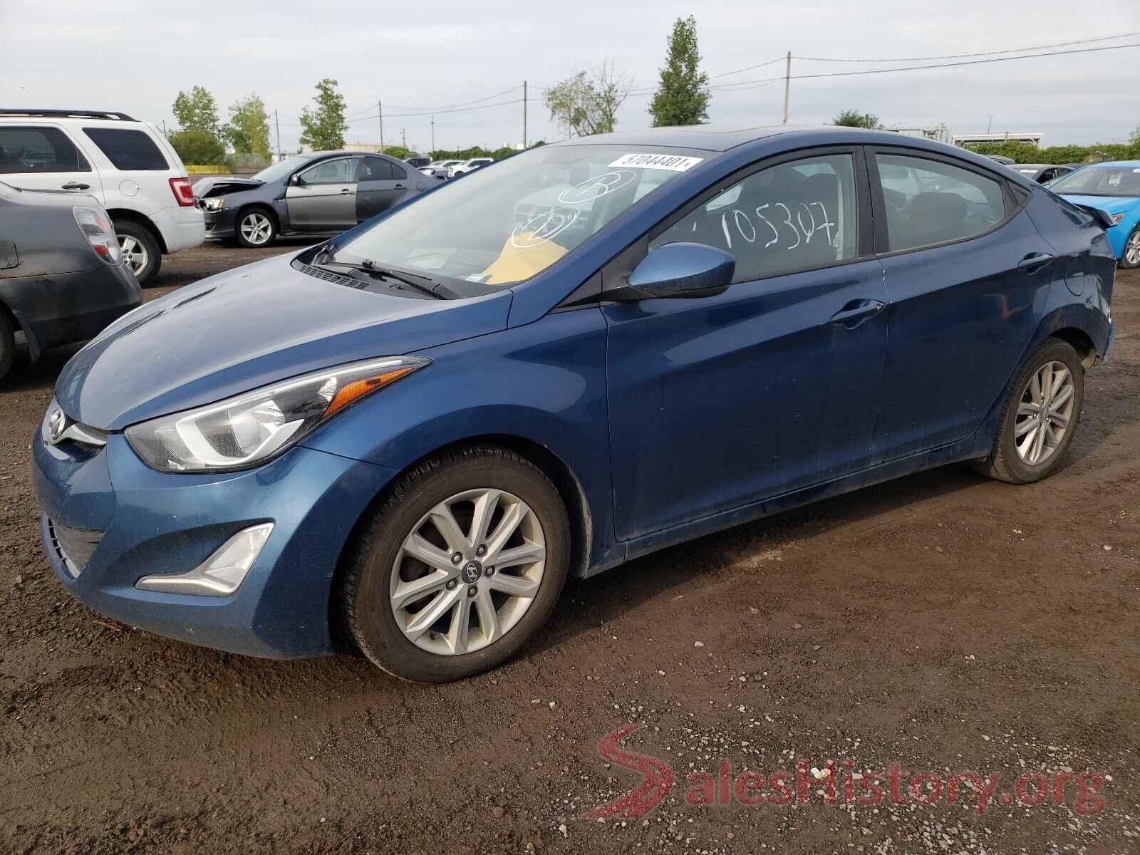 KMHDH4AE0GU569747 2016 HYUNDAI ELANTRA