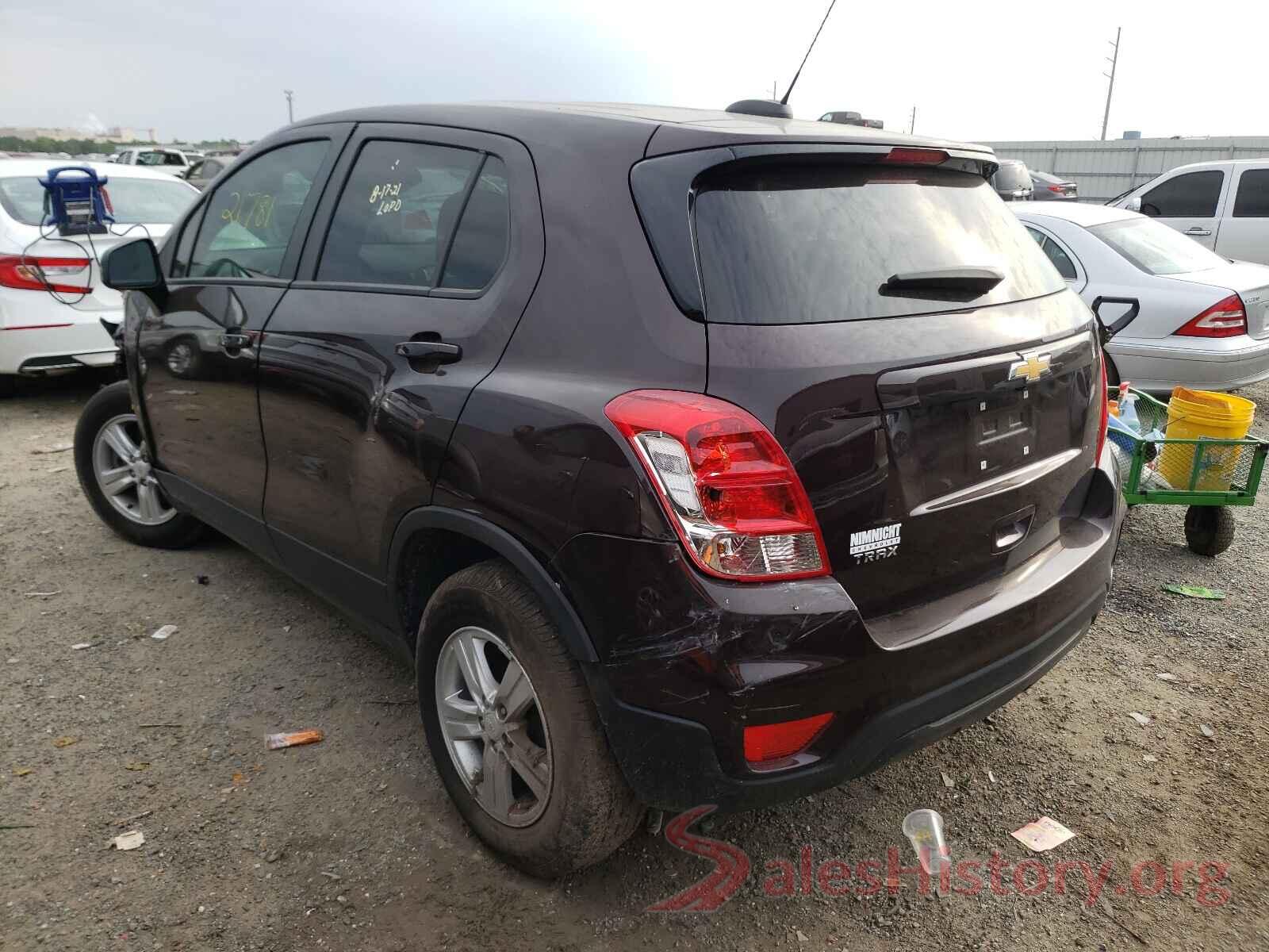 KL7CJKSB8LB353578 2020 CHEVROLET TRAX