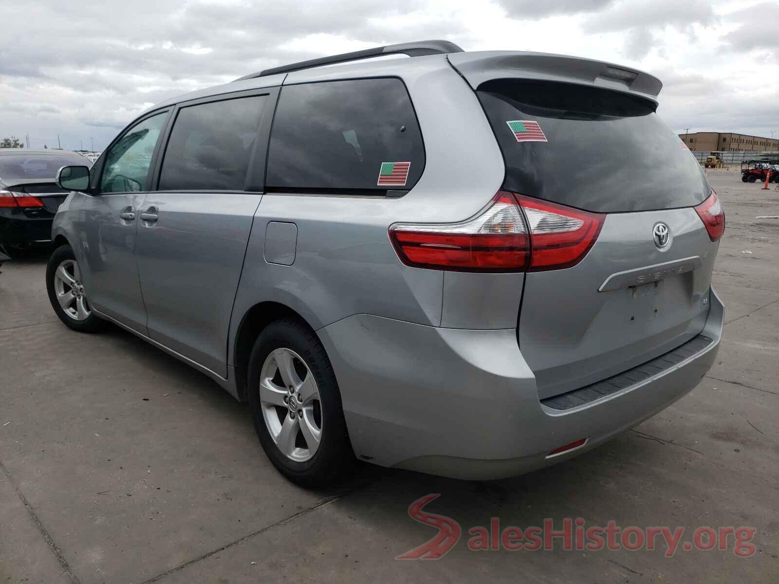 5TDKZ3DC0HS842821 2017 TOYOTA SIENNA