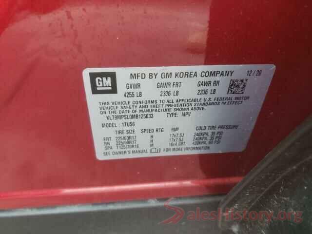 KL79MPSL0MB125633 2021 CHEVROLET TRAILBLAZE