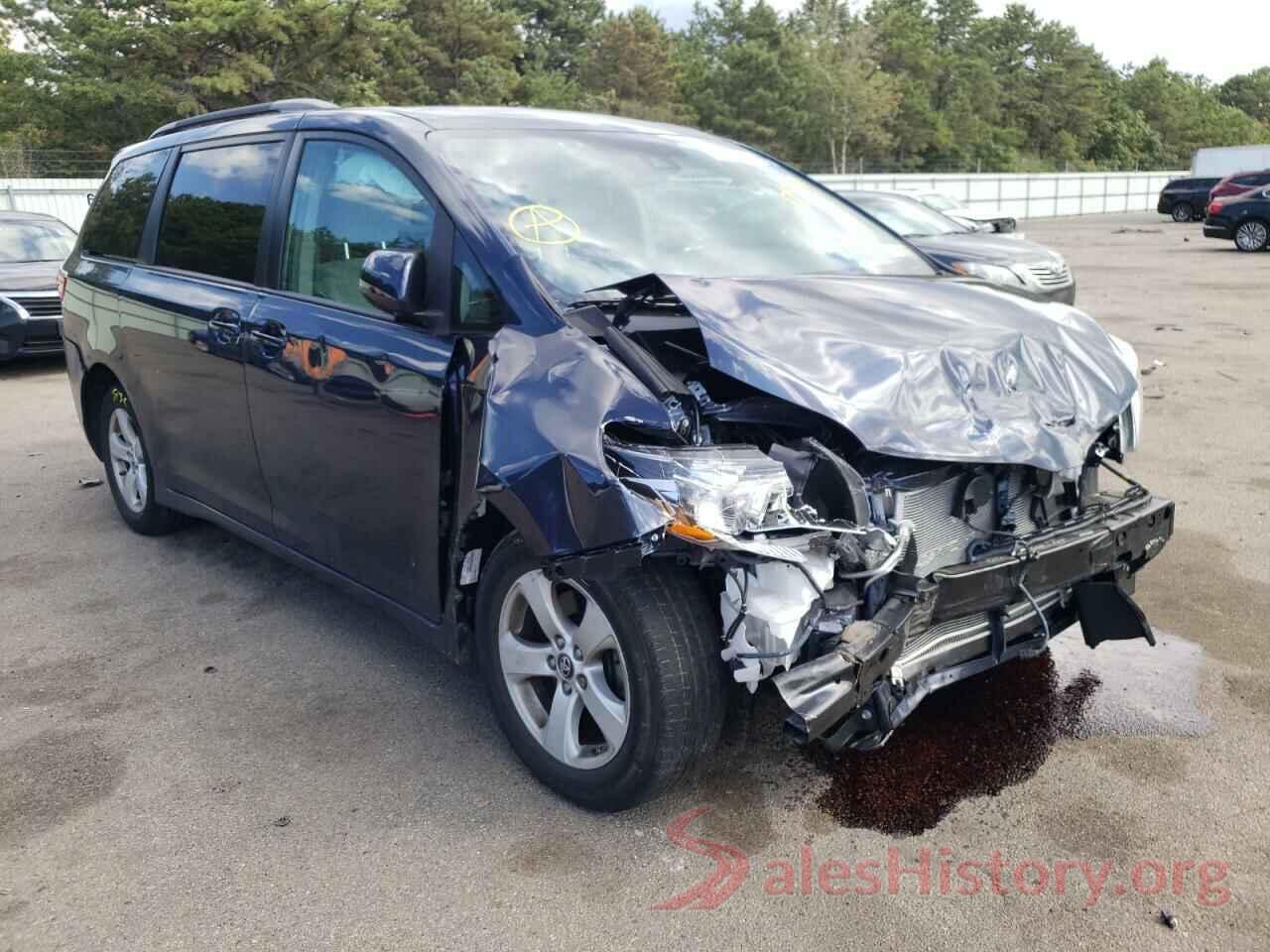 5TDKZ3DC7KS015809 2019 TOYOTA SIENNA