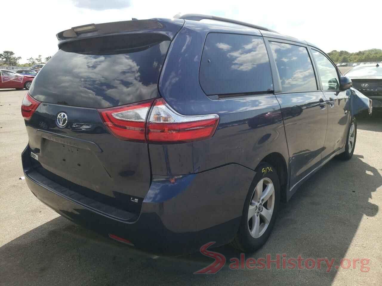 5TDKZ3DC7KS015809 2019 TOYOTA SIENNA