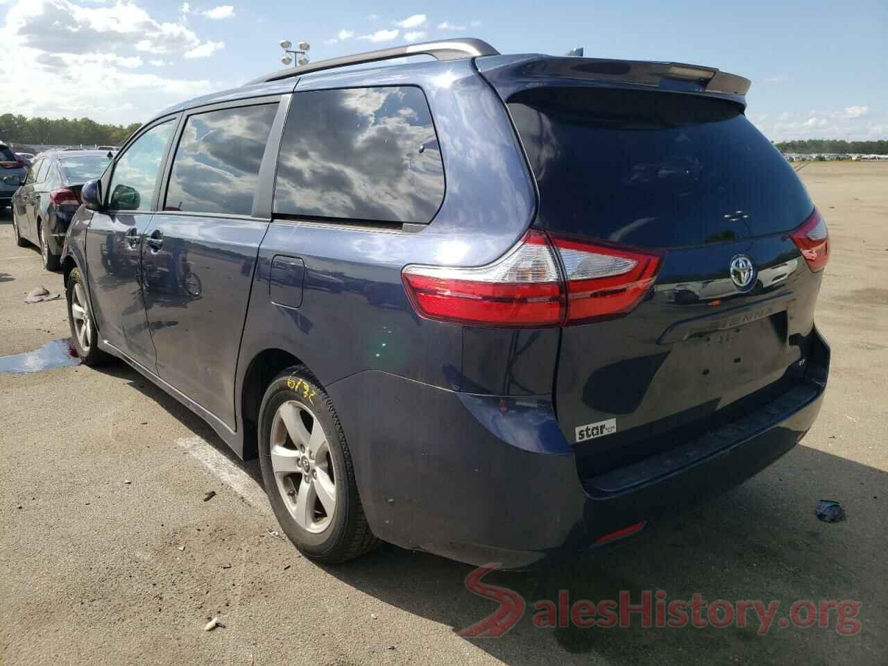 5TDKZ3DC7KS015809 2019 TOYOTA SIENNA