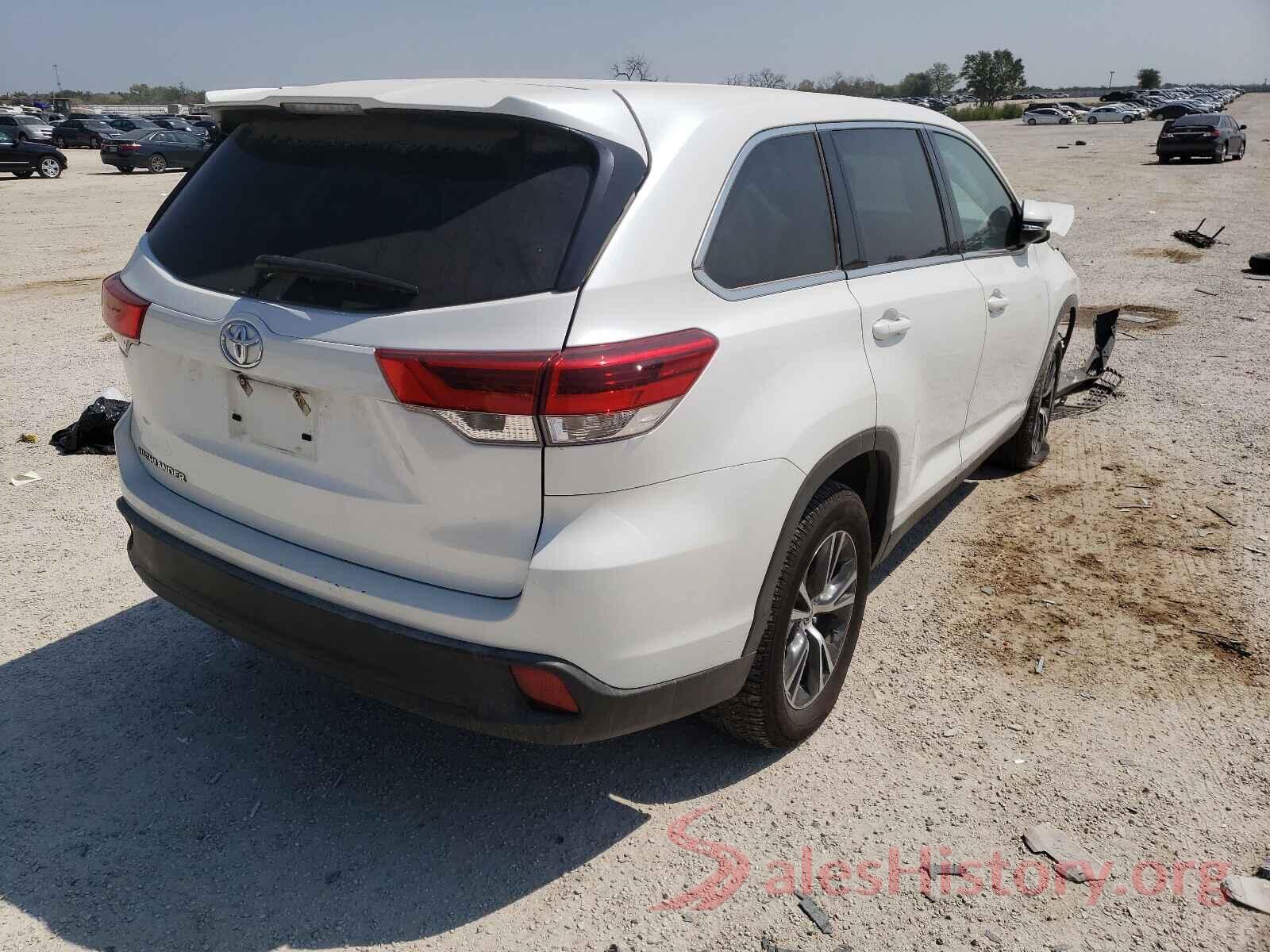 5TDZZRFH3KS302946 2019 TOYOTA HIGHLANDER