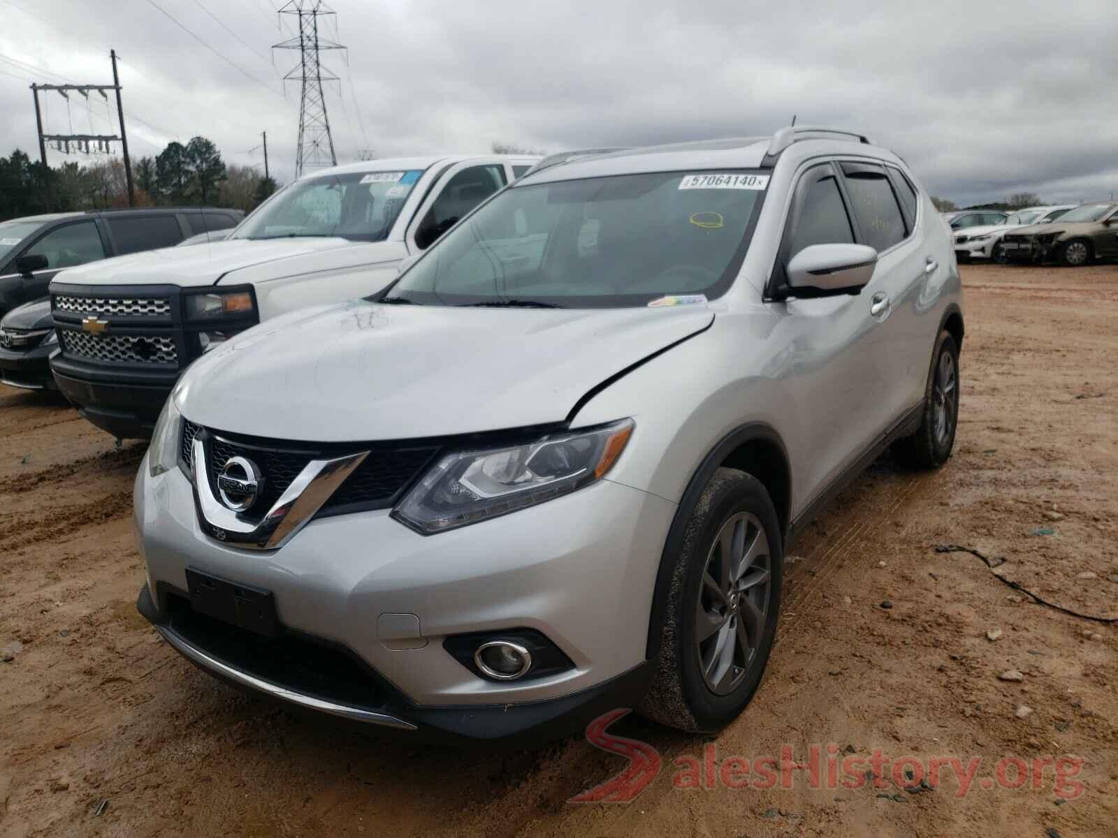 5N1AT2MV0GC772306 2016 NISSAN ROGUE