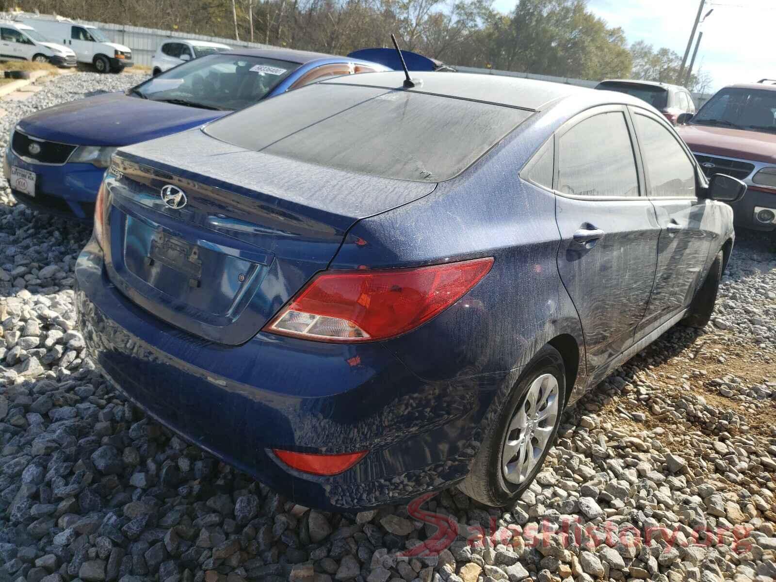 KMHCT4AE3GU152990 2016 HYUNDAI ACCENT