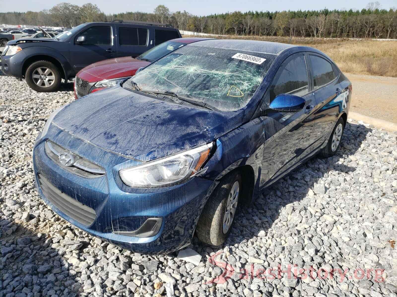 KMHCT4AE3GU152990 2016 HYUNDAI ACCENT