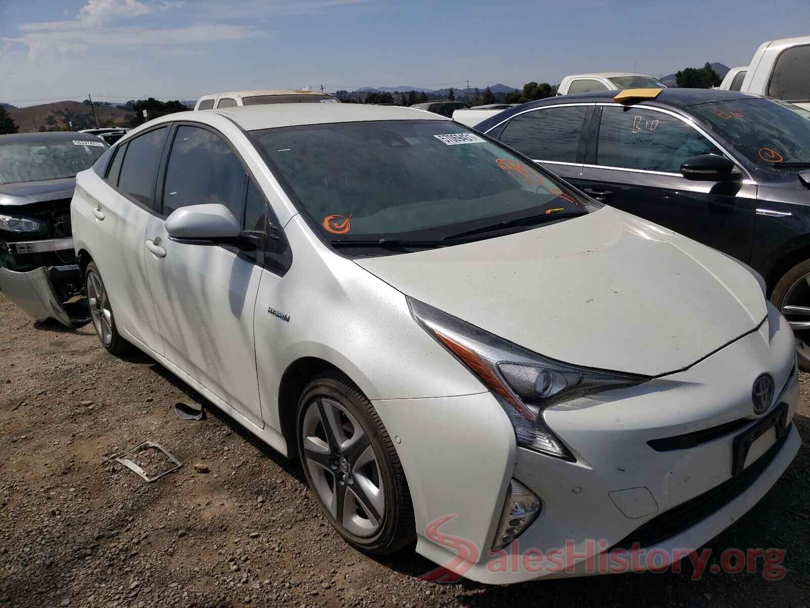 JTDKARFU3H3541302 2017 TOYOTA PRIUS