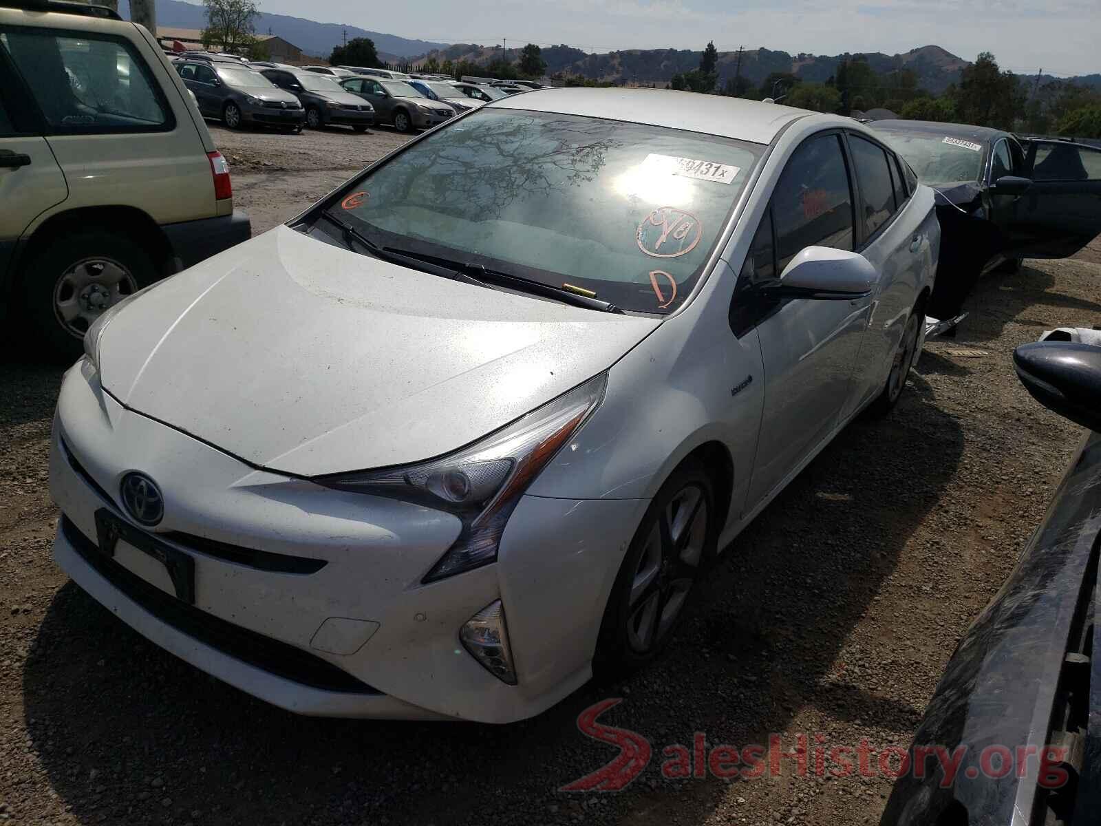 JTDKARFU3H3541302 2017 TOYOTA PRIUS