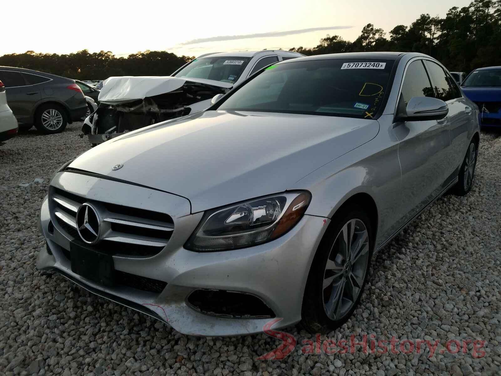 55SWF4JB3JU261303 2018 MERCEDES-BENZ C CLASS