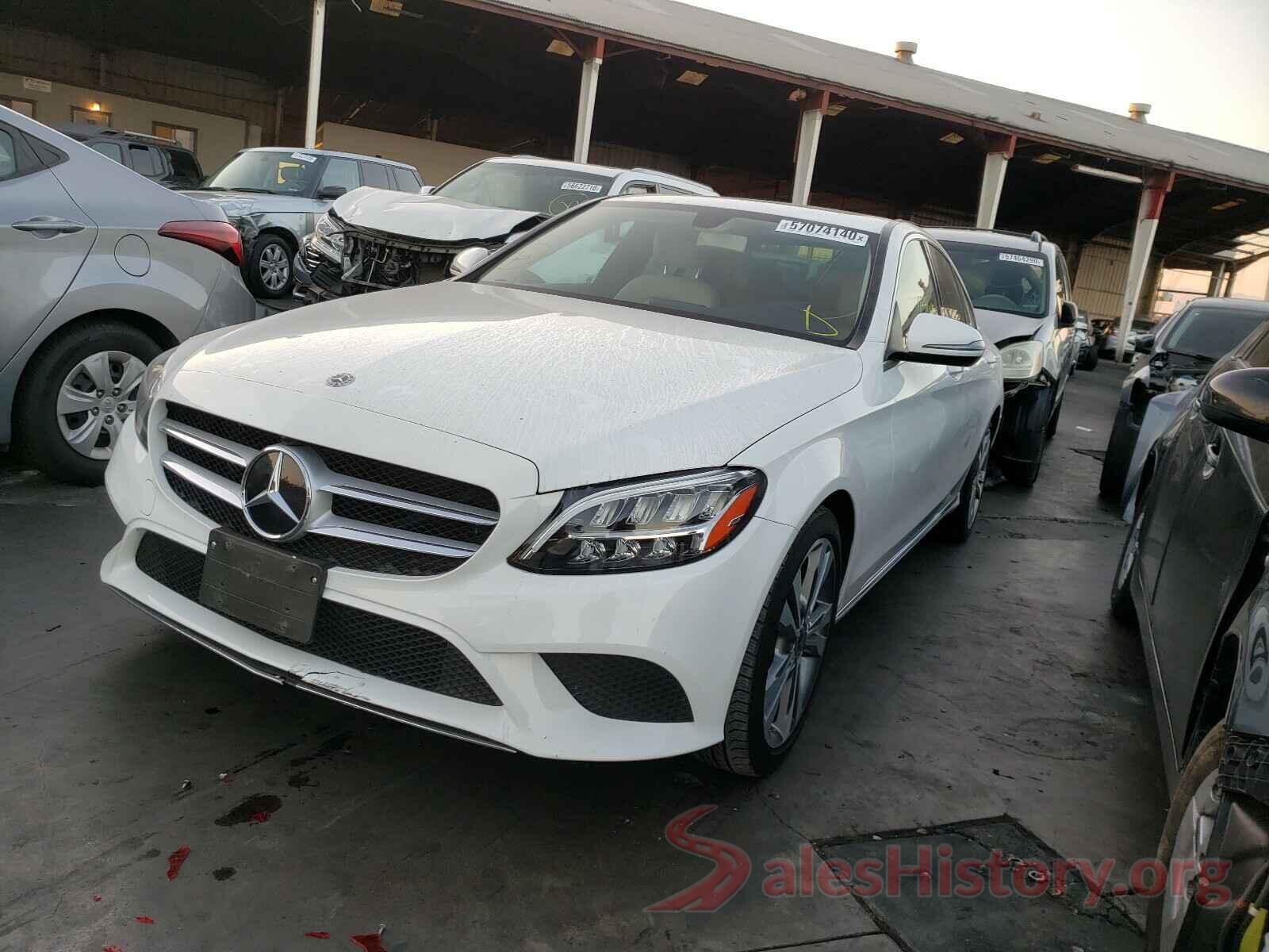 55SWF8DB5KU294730 2019 MERCEDES-BENZ C CLASS