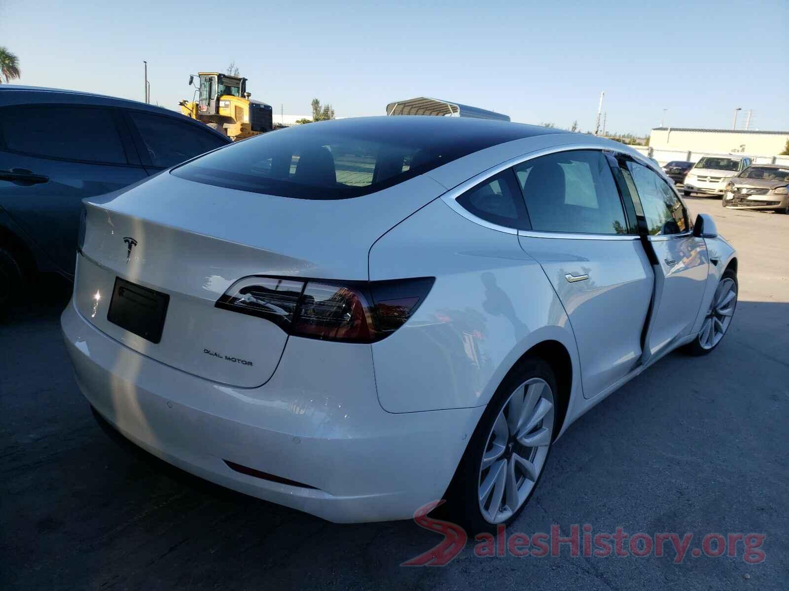 5YJ3E1EB4KF437518 2019 TESLA MODEL 3