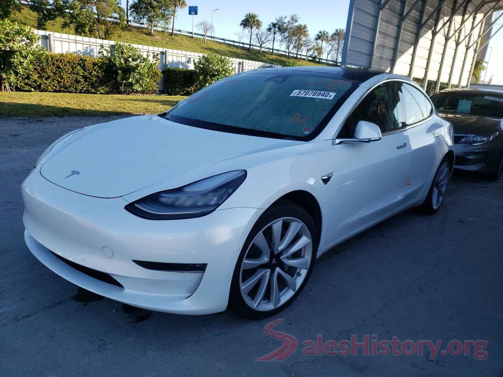 5YJ3E1EB4KF437518 2019 TESLA MODEL 3