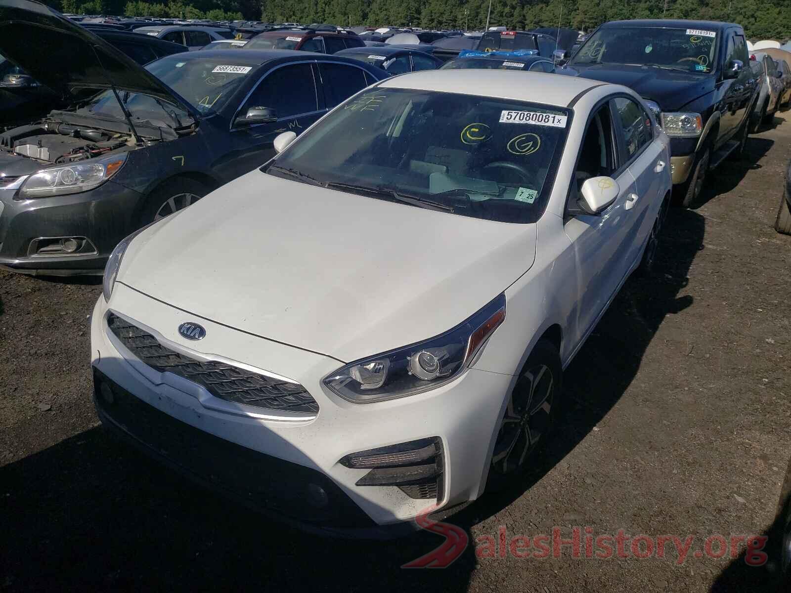 3KPF24AD6LE237844 2020 KIA FORTE