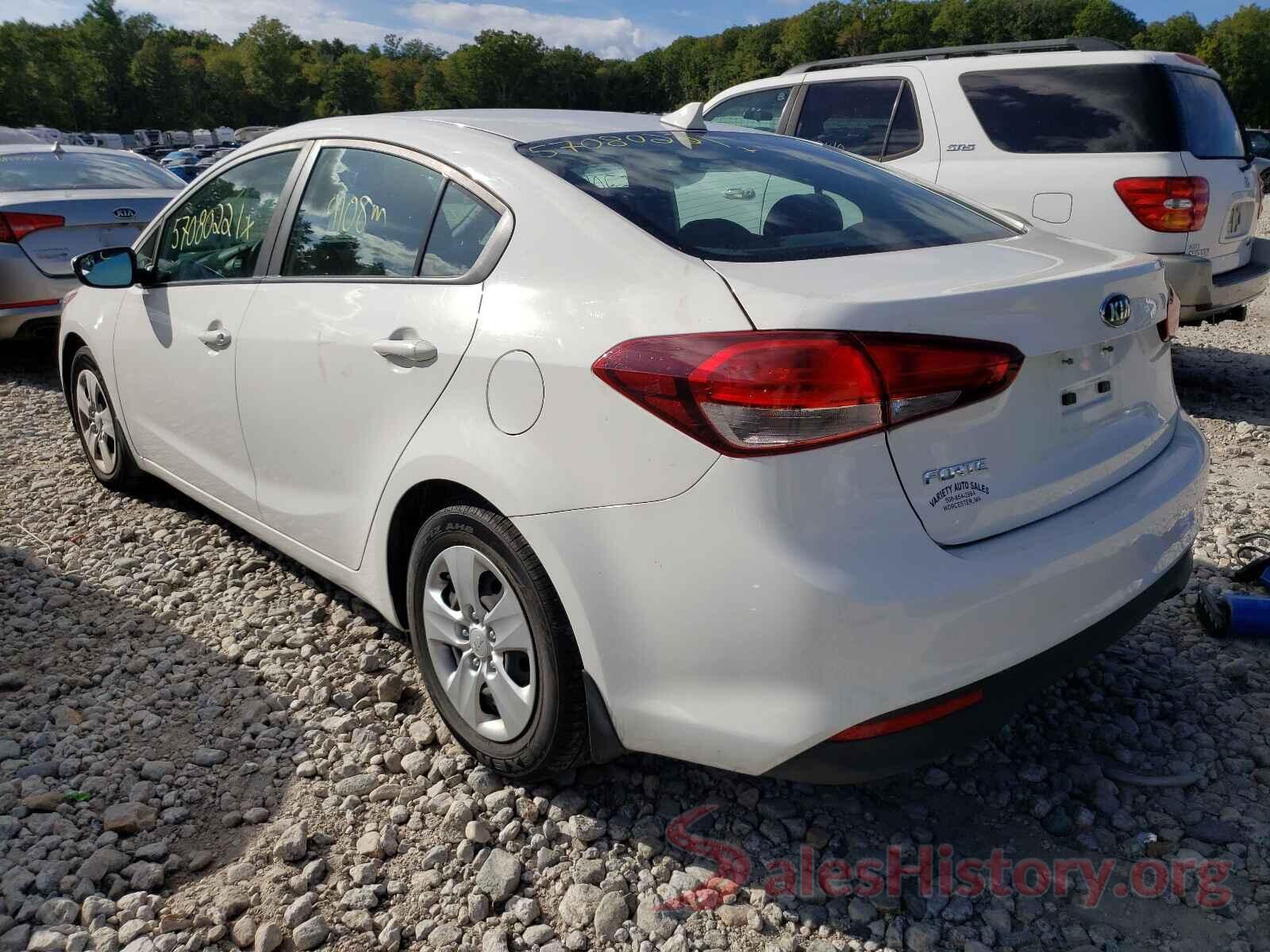 3KPFK4A79HE137710 2017 KIA FORTE