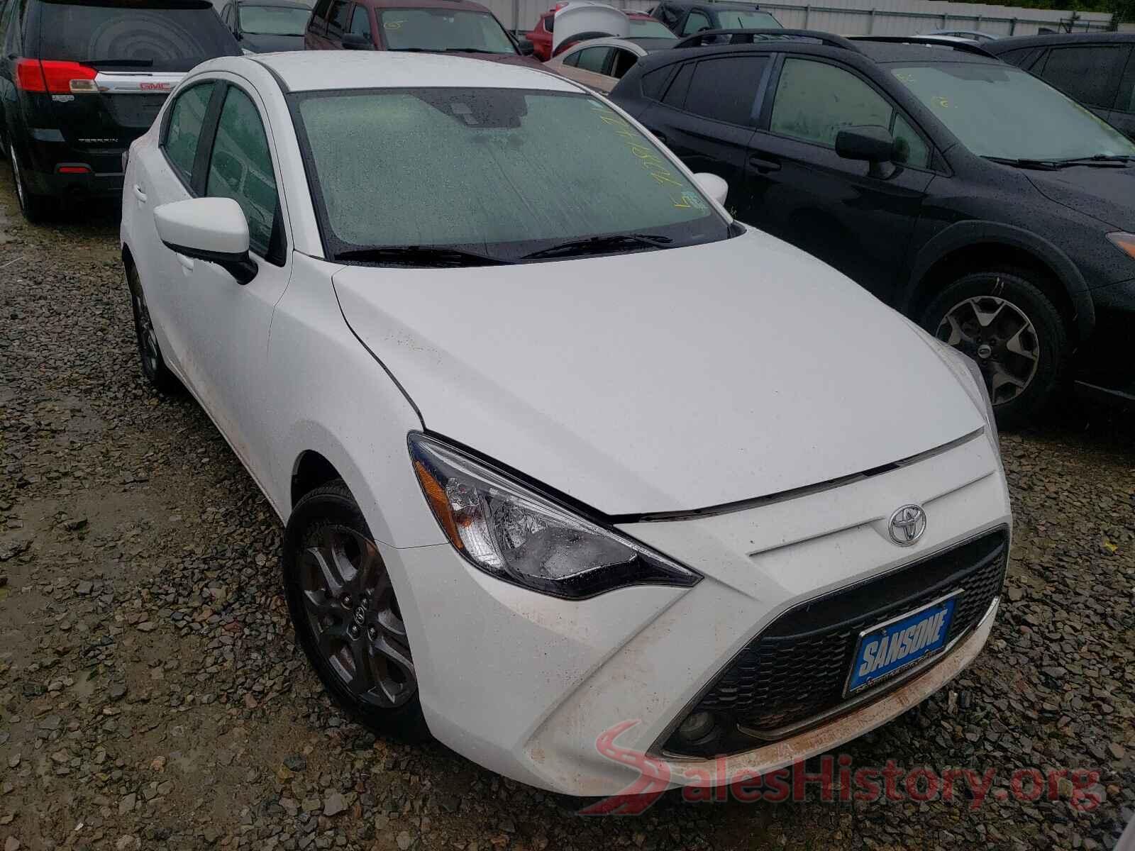 3MYDLBYV8KY524561 2019 TOYOTA YARIS