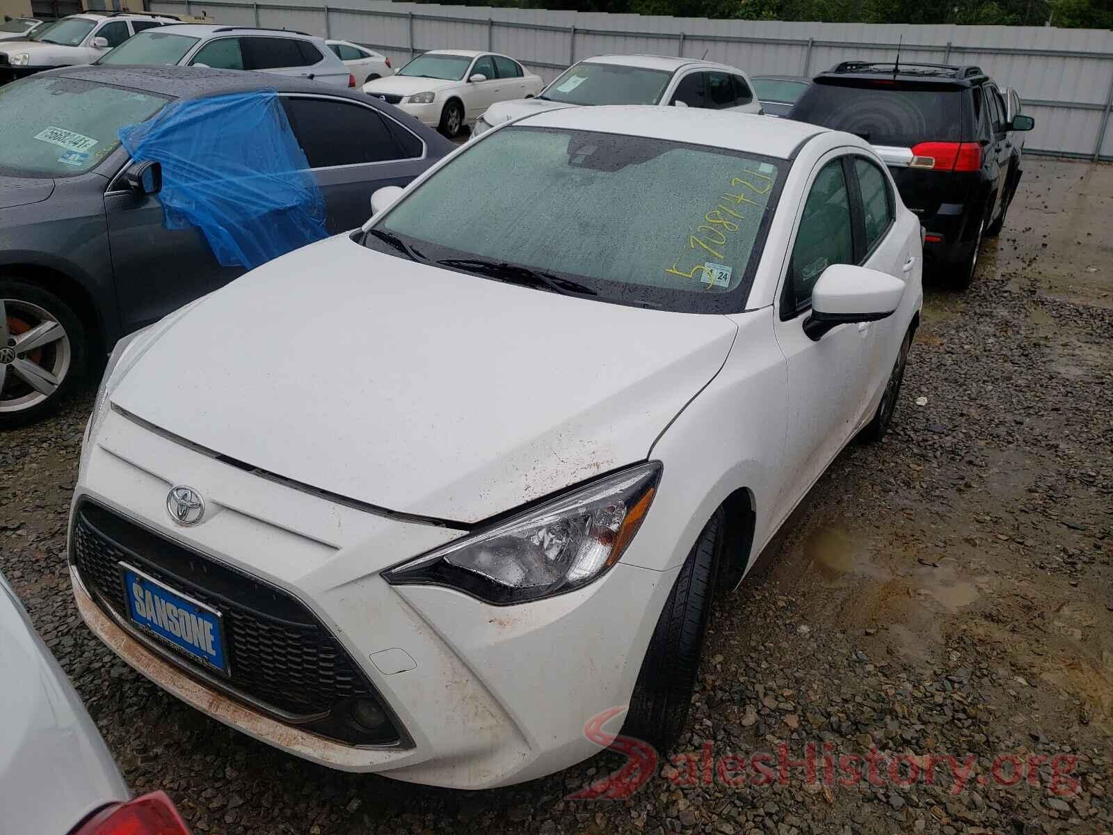 3MYDLBYV8KY524561 2019 TOYOTA YARIS