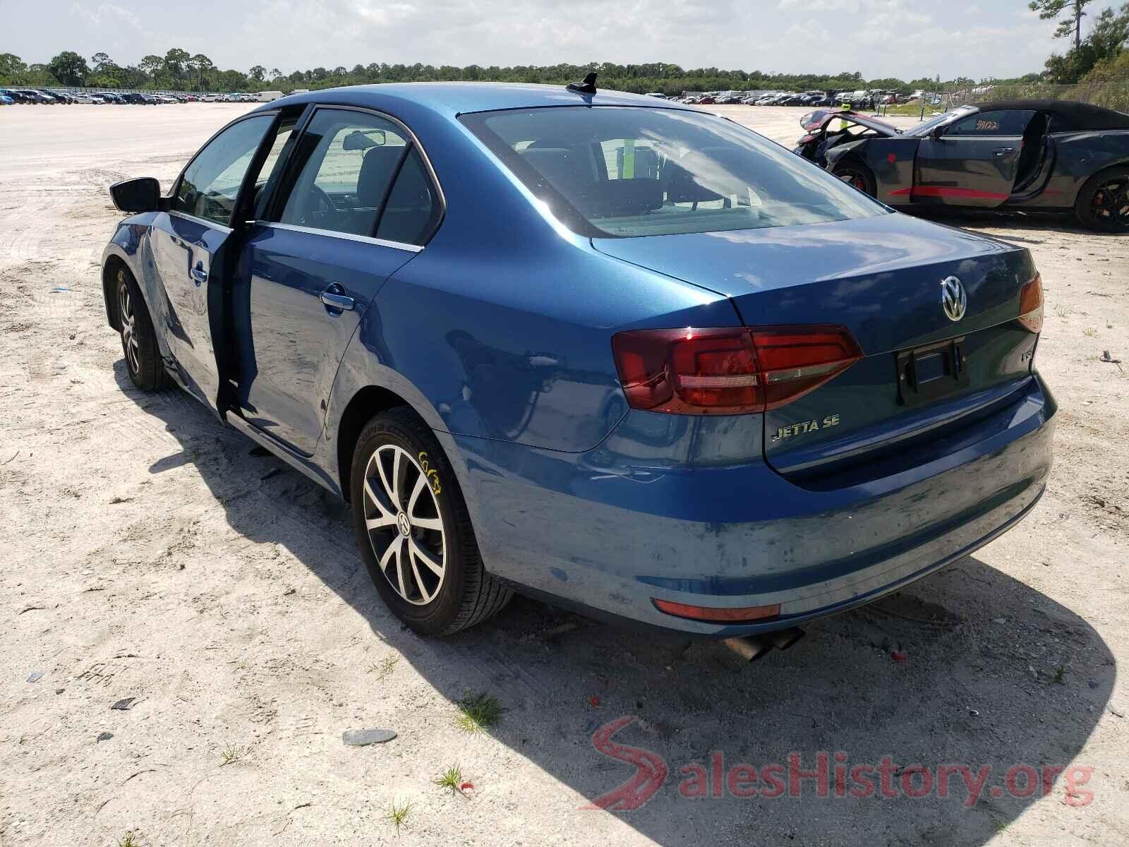 3VWDB7AJ0HM375906 2017 VOLKSWAGEN JETTA