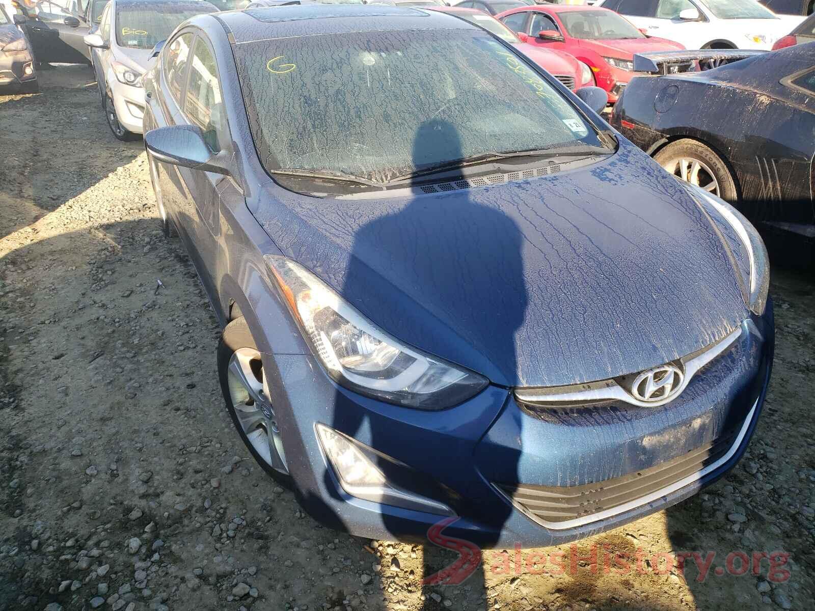 KMHDH4AE2GU557325 2016 HYUNDAI ELANTRA