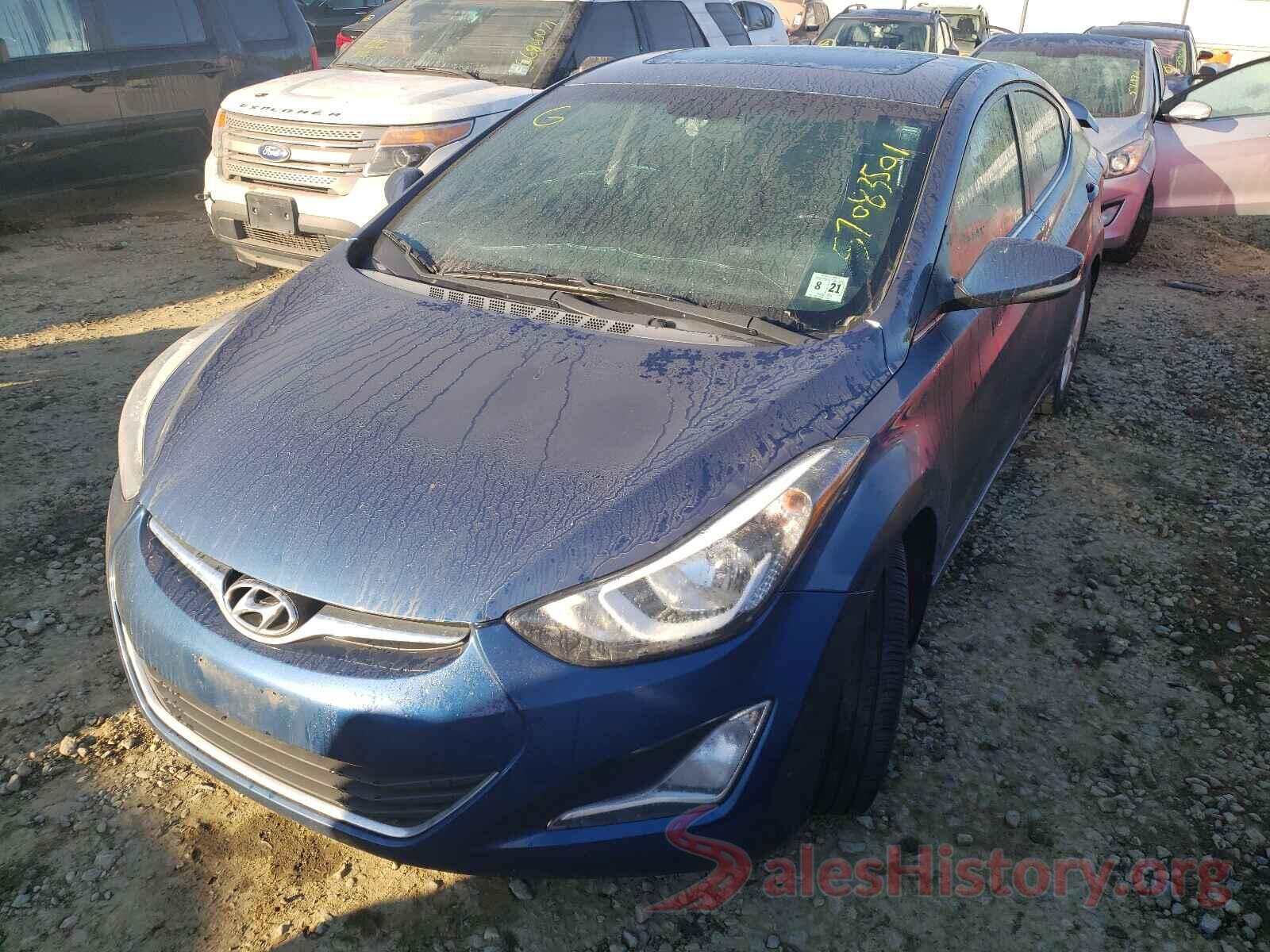 KMHDH4AE2GU557325 2016 HYUNDAI ELANTRA