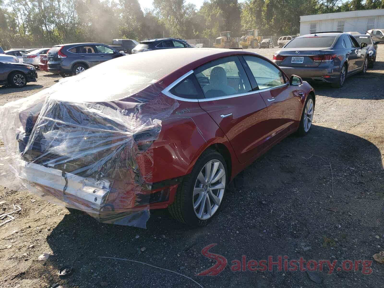 5YJ3E1EB5KF406939 2019 TESLA MODEL 3