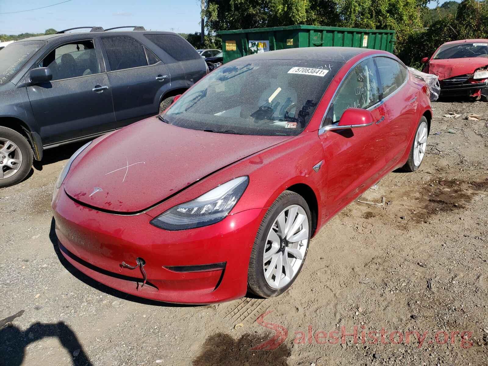 5YJ3E1EB5KF406939 2019 TESLA MODEL 3